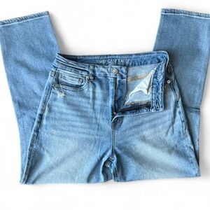 American Eagle Distressed High-Rise Mom Jeans Or Boyfriend Jean - Size 8 Regular
